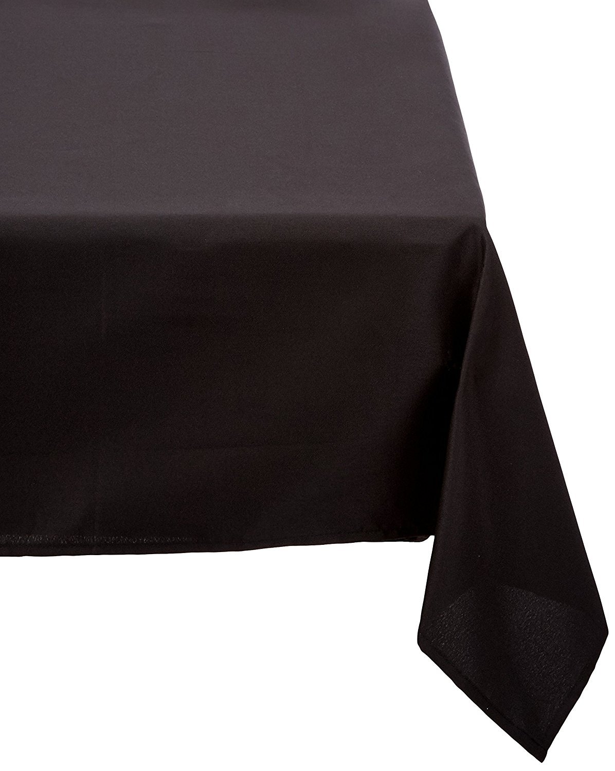 Rectangle Tablecloth 6ft Black Rectangular Table Cloth skirt Buffet