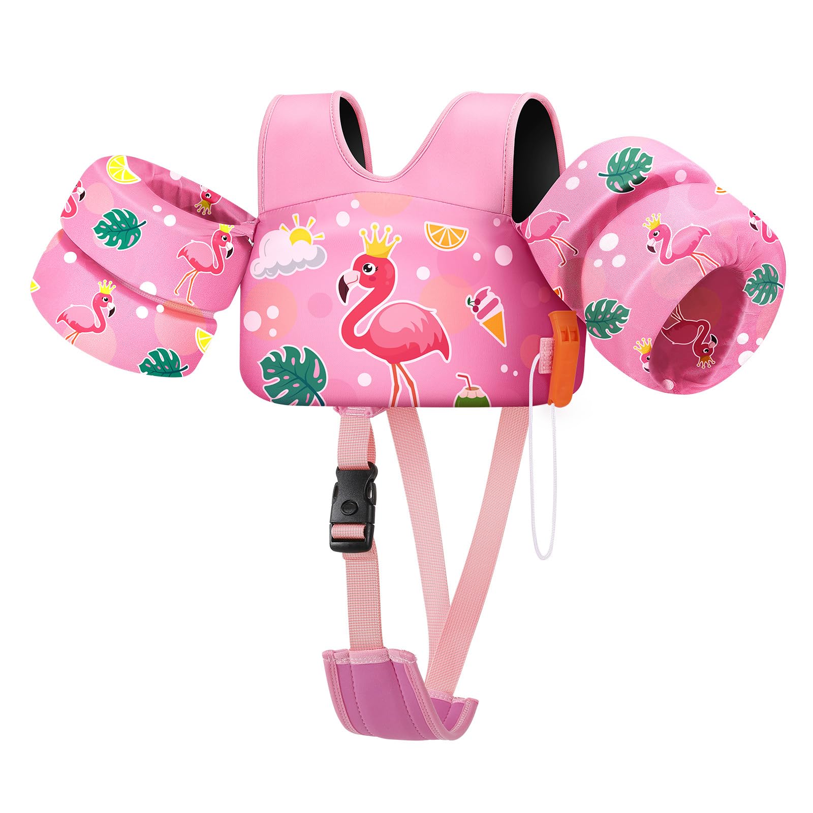 HeySplash Toddler Swim Vest, Toddler Pool Floaties with Adjustable Strap