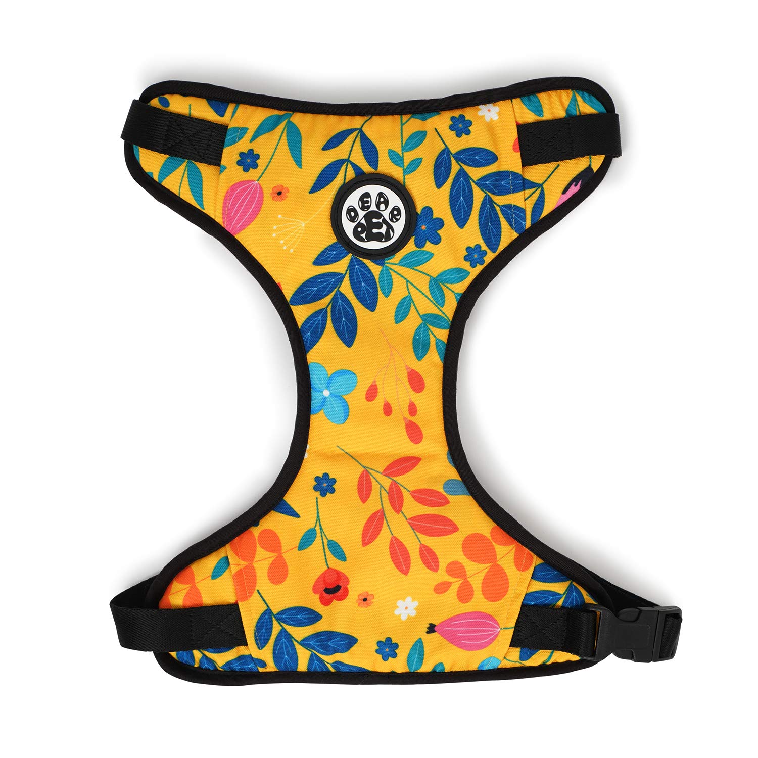 Dear Pet Blooming Yellow Yellow Large Dog Harness Amazon.in Pet Supplies