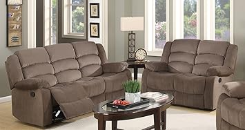 Amazon Com Blackjack Furniture Complete Microfiber Reclining Sofa