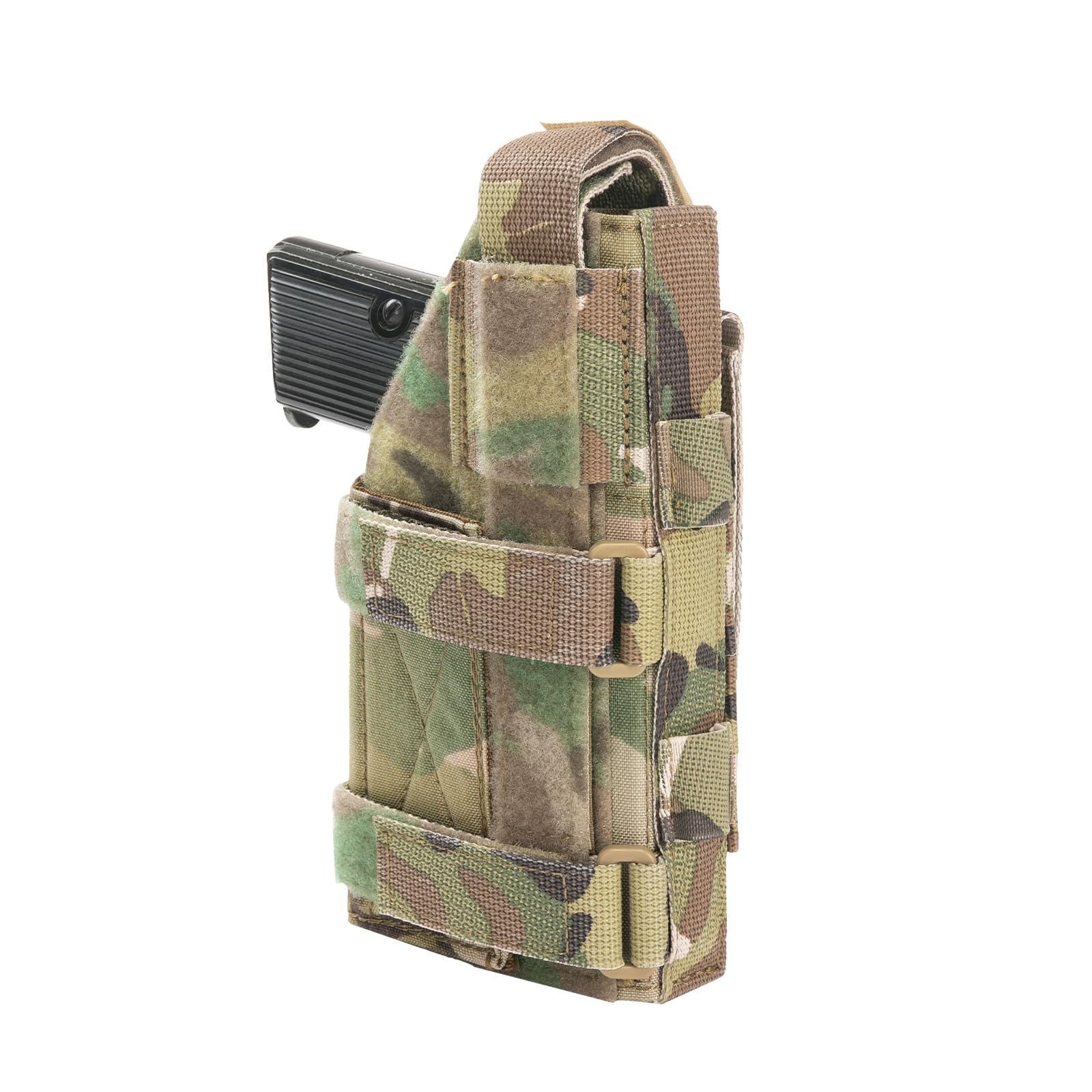 EXCELLENT ELITE SPANKER Glock Holster Tactical Right Adjustable Pistol Holster for M1911 G17 G18 G19 G26 G34 XD-45acp CZ P-10C（MC）