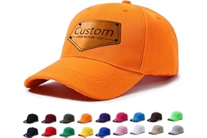 Custom Toddler Baseball Hat Logo,Personalized Kid Baseball Cap,Customized Boys Girls Trucker Caps with Leather Patch