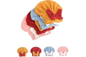 Sumcalio Super Absorbent Hair Towel Wrap for Wet Hair, 2023 New Microfiber Hair Towel Wrap Hair Turbans for Wet Hair Shower C
