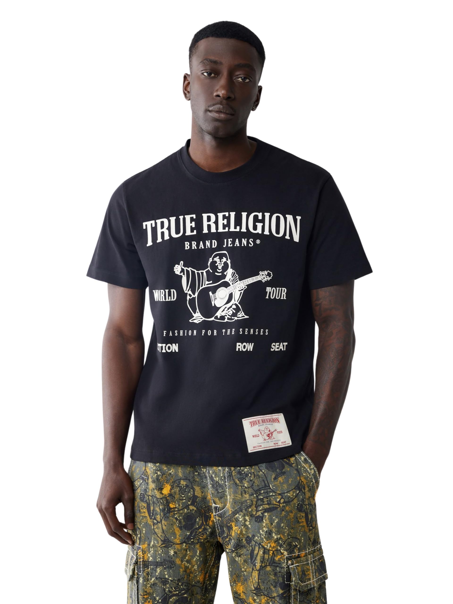 True Religion Men’s Casual, Jet Black