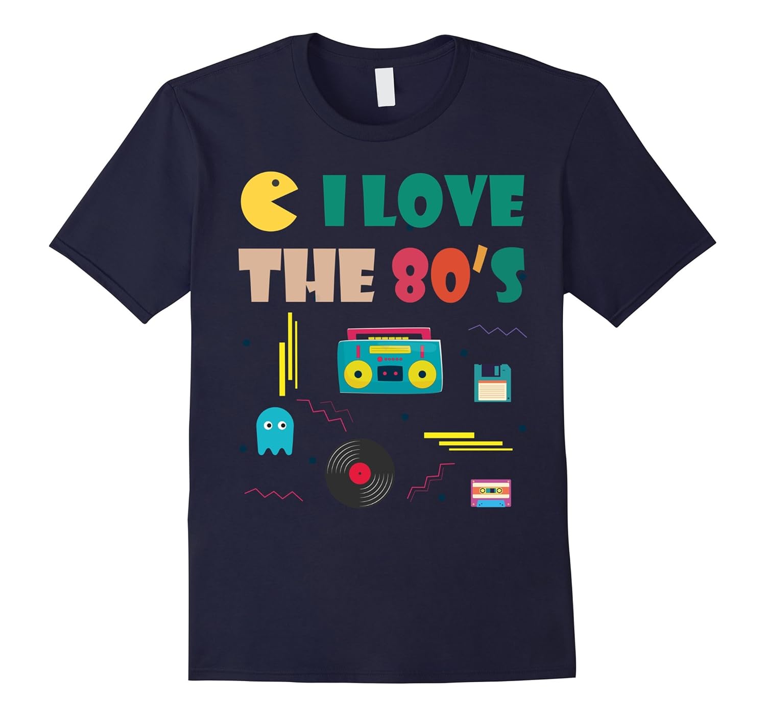 I Love The 80s T-Shirt Funny Women or Men's Gift Idea TShirt-ANZ