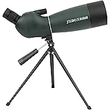 JHBOX Spotting Scopes 20-60x60, Hunting Monocular Telescope for Shooting Targets, Adults Astronomy, Bird Watching, Spy Watch,
