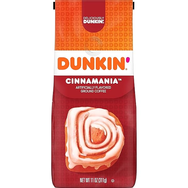 DUNKIN’ CINNAMANIA GROUND COFFEE, 11-OUNCE BAG