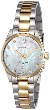 Swiss Eagle Analog Multi-Colour Dial Womens Watch-SE-6048-33