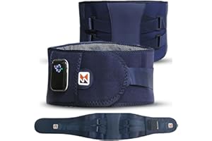Hugterra Belt, Hugterra Belt Massager 2025, 3 in 1 Sciatica Belts, Portable Wireless Lumbar Support Belts for Men & Women, Ad