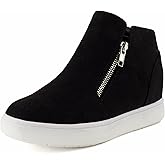 CUSHIONAIRE Women's Hart Hidden Wedge Sneaker +Wide Width Available