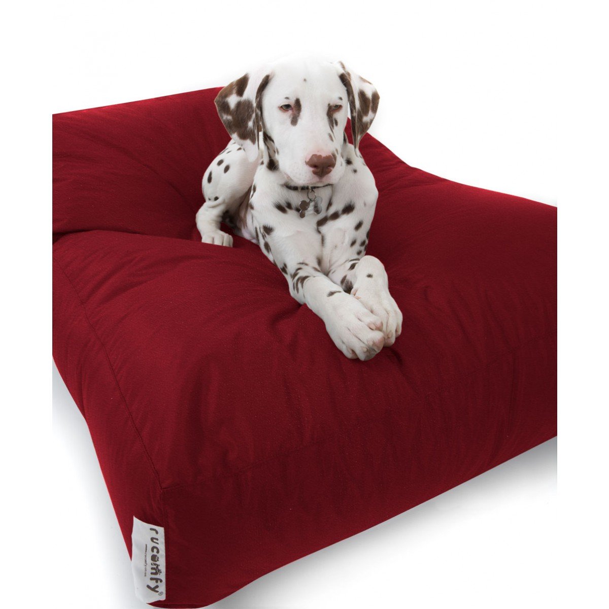 Bean bags Faux Suede Pet Bed Red Small (75cm x 60cm x 15cm