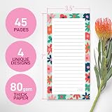 Sweetzer & Orange S&O Magnetic Notepads 4 Pack Fridge Note Pads 3.5x7 45 Pages view 2