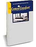 Ray Bedding King Size, White, 400 Thread Count 100% Egyptian Cotton Fitted Sheet