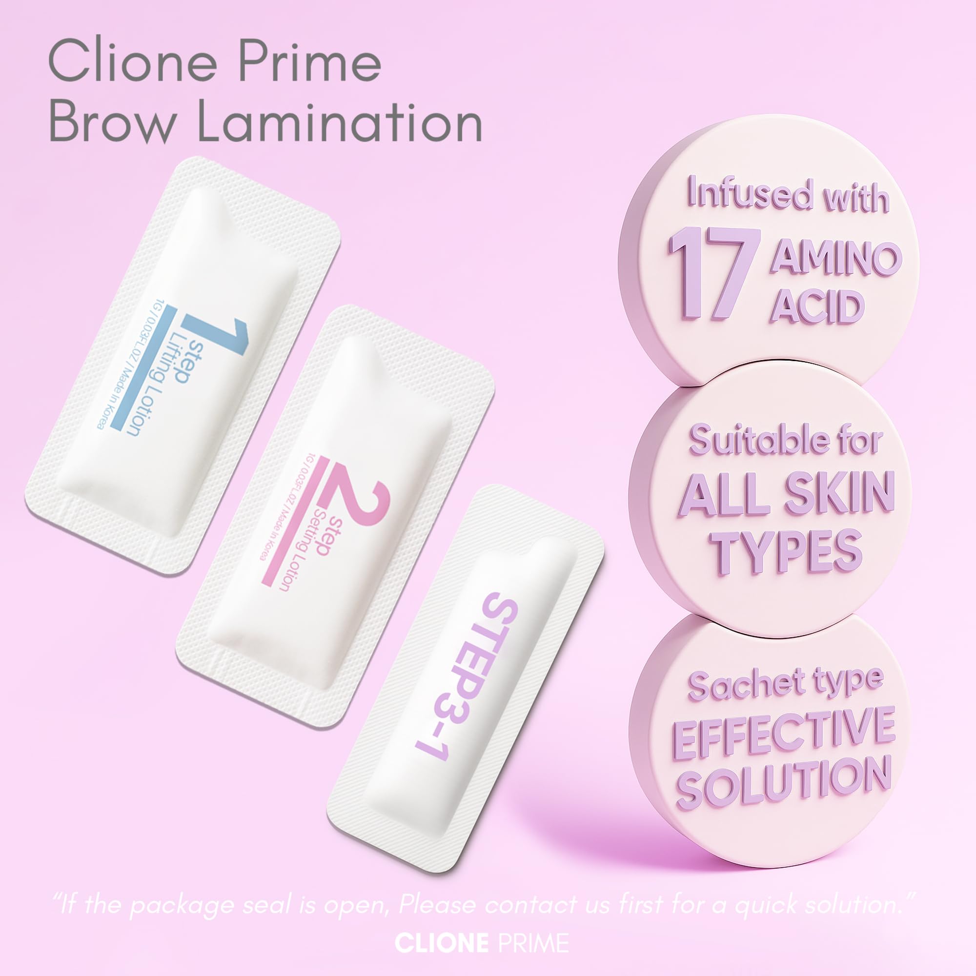 CLIONE PRIME At Home Brow Lamination Kit - DIY Eyebrow Lamination Kit Professional Eye Brow Perm Kit Instant DIY Eyebrow Lift Kit for Fuller Thicker Brows Lasts For Upto 8 Weeks