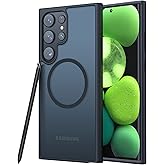 TORRAS Magnetic Shockproof for Samsung Galaxy S23 Ultra Case, Fit for MagSafe, 4X Military Grade Protection, Translucent Slim