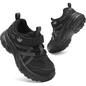 FEETCITY Toddler Sneakers Boys Girls Breathable Toddler Tennis Shoes Lightweight Kids Athletic Shoes for Running School Sport