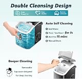EUHOMY Nugget Ice Maker Chewable Ice Machine 6 Mins Self-Cleaning Quiet view 5