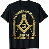 Mason Freemason Masonic Symbol Square & Compass Shriner T-Shirt