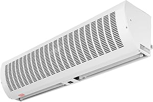VEVOR 42" Commercial Indoor Air Curtain Super Power 2 Speeds 1350CFM, Wall Mounted Air Curtains for Doors, Indoor Over Door Fan with Heavy Duty Limit Switch, Easy-Install 110V Unheated