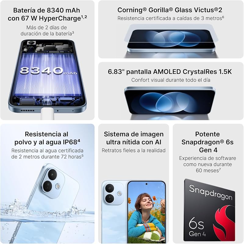 REDMI Note 17 Pro 5G, Smartphone 8+512GB, Roxo, bateria 8340mAh