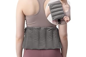 uncn Microwave Heating Pad for Back Pain Relief | Heating Pad for Period Cramps | 16.5" * 7" Rice Bag Microwavable for Menstr