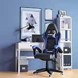 bigzzia Gaming Chair Office Desk Chair Ergonomic Reclining with Cushion view 2