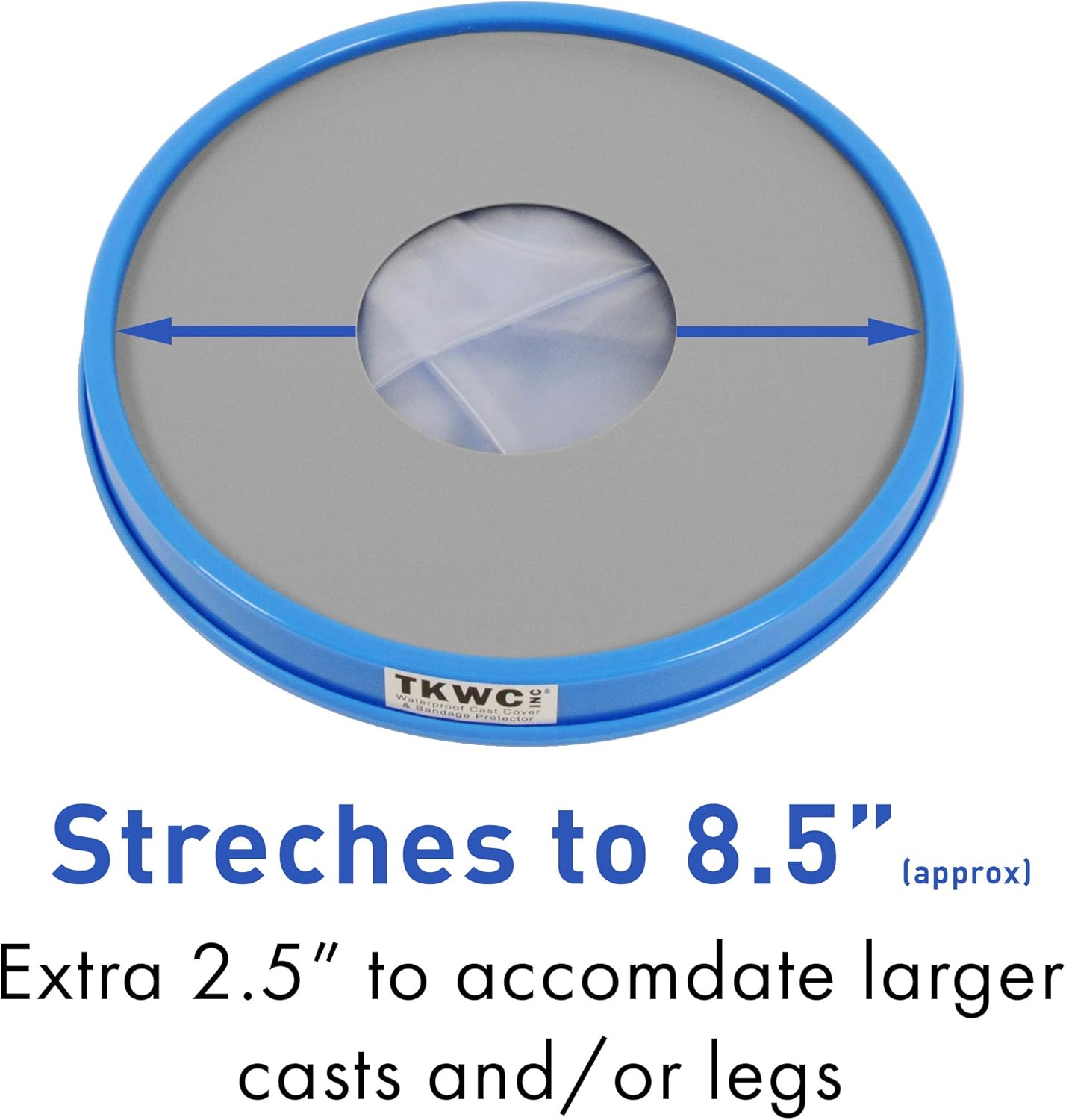 Water Proof Extra Wide Leg Cast Cover - XL - Extra Large for Shower by TKWC Inc - #5739 - Watertight Foot Protector: Health & Personal Care