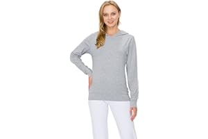 EttelLut Lightweight Comfy Cotton Casual Active Full Zip-up/Pullover Plain Hoodie Jacket