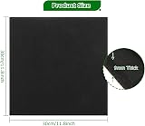 JMIATRY 6 Black Cork Board Tiles Large Square 30cm Self-Adhesive Wall Pin Board view 3