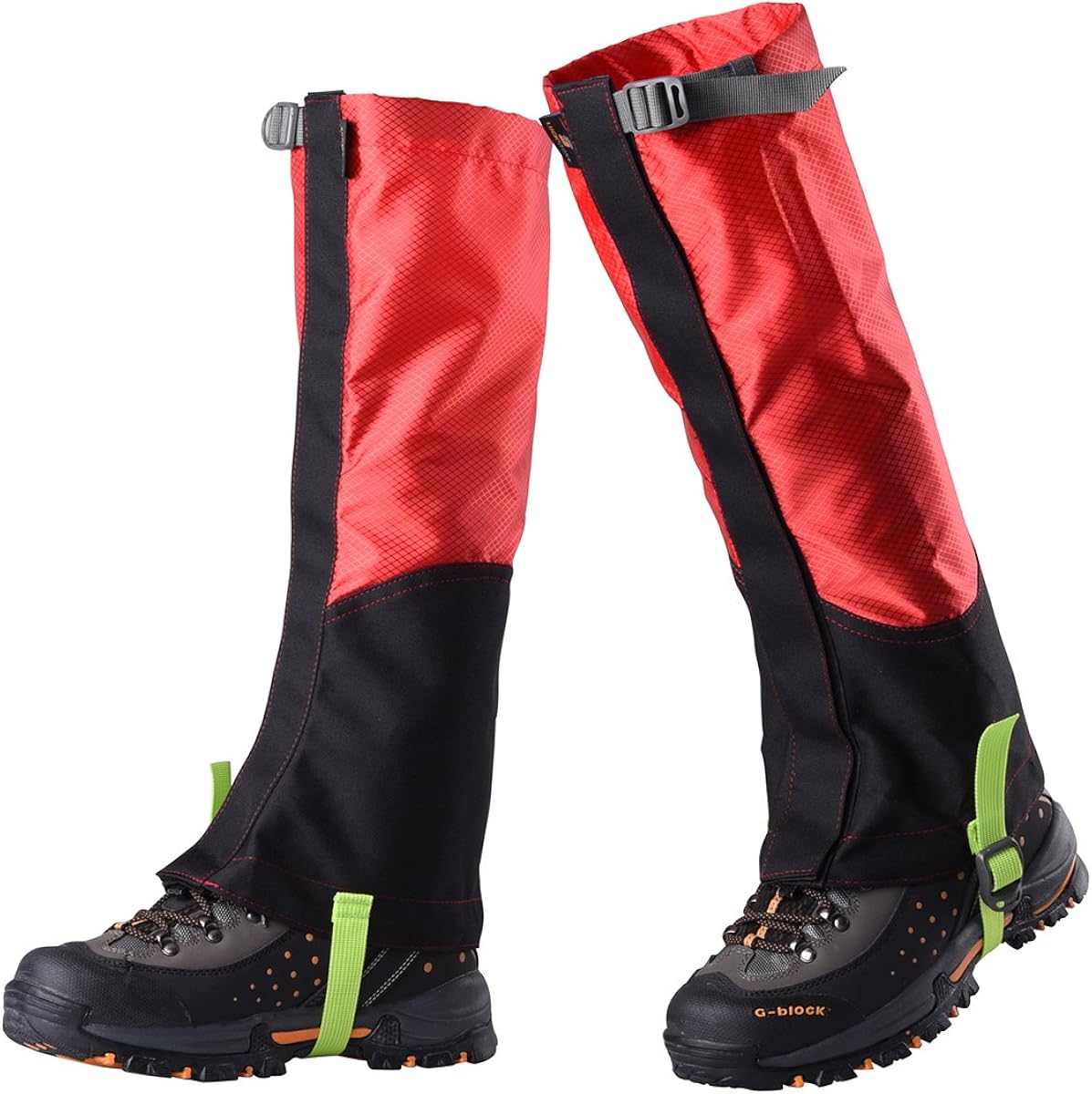 WINOMO Unisex Mountain Hiking Boot Gaiters Breathable Waterproof High