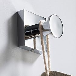 Kraus Ventus Bathroom Robe and Towel Hook, Chrome