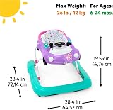 Bright Starts Little Speedster 3-in-1 Car Walker Purple Power 6 Months+ view 6