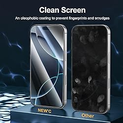NEW'C 3 Pack Designed for iPhone 17 Pro Max, iPhone