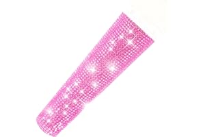 RhymKawa B58A Mic Sleeve Fit for Wired Microphone SM58, BETA58 Handle Cover Replacement, Rhinestones Shining on Tours & TV Shows (Mic Not Included)