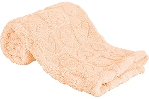 Yurhap Fleece Baby Blanket Heart Checkered, Ultra Soft Cozy Baby Blankets for Girls Boys, Fluffy Infant Toddler Newborn Recei