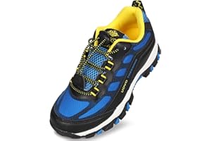 UOVO Boys Girls Hiking Shoes Kids Waterproof Running Trail Fashion Sneakers Breathable Lightweight Non-Slip Outdoor Walking Sports (Little/Big Kids)