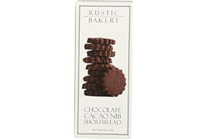 Rustic Bakery Cookies Shortbread Chocolate Cacao Nibs, 4 oz