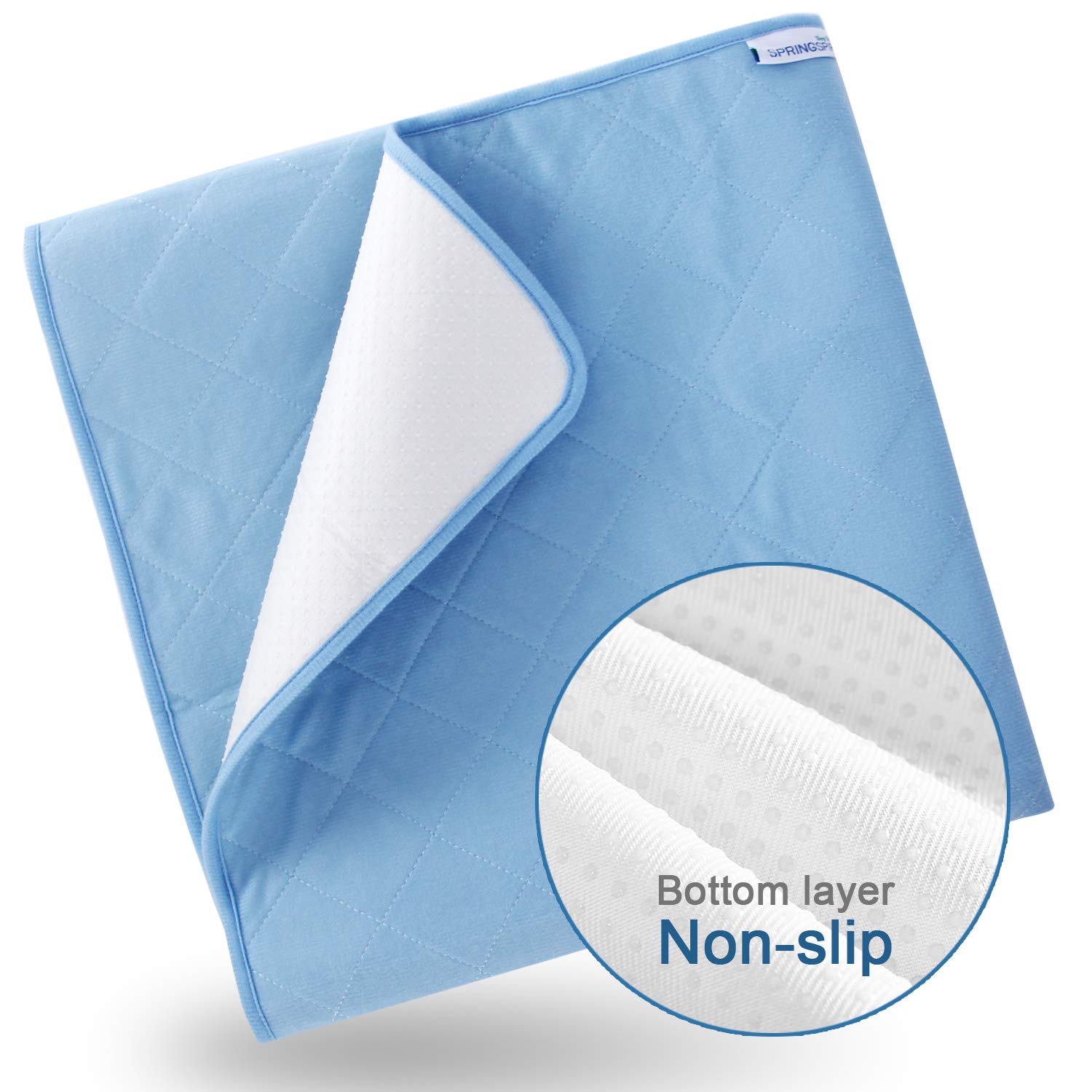 Bed Pads for Incontinence Washable Large (34" × 52"), Reusable