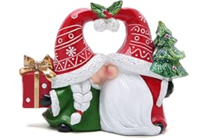 Hodao Christmas Gnomes Decorations Xmas Gnomes Figurines Winter Decor Handmade Elf Scandinavian Tomte Gnomes Figurines for Xmas Decor Gift - Christmas Party Home Gnomes Decorations