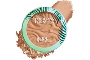 Physicians Formula Murumuru Butter Bronzer, Moisturizing, Nourishing Murumuru Butter for Silky Glow, Dermatologist Tested, Hypoallergenic, Vegan & Cruelty-Free - Sunkissed Bronzer