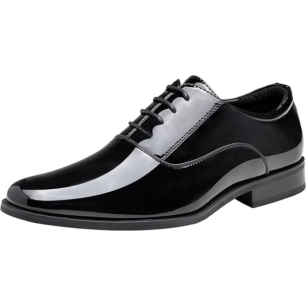 Amazon.com | Men's Pointed Toe Dress Shoes Classic Lace-up Formal Tuxedo Shoes  Men's Leather Shoes, Business Dress Shoes All-Match Casual Shock-Absorbing  Footwear Wear-Resistant Shoes(Black,6.5)