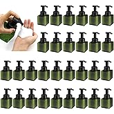 30 Pcs 8.5 oz Foaming Soap Dispenser Plastic Foaming Pump Bottle, Refillable Dispenser with Plastic Pump, Empty Hand Bottles for Liquid Soap, Shampoo, Bathroom,Hotel（Green）
