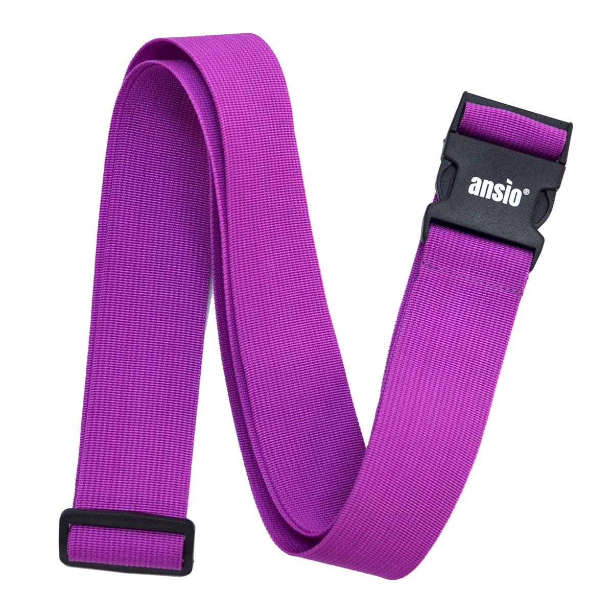Luggage Straps for Suitcases Packing Belts Travel Accessories Adjustable Bag Security Strap with Buckle Closure - Vibrant Magenta