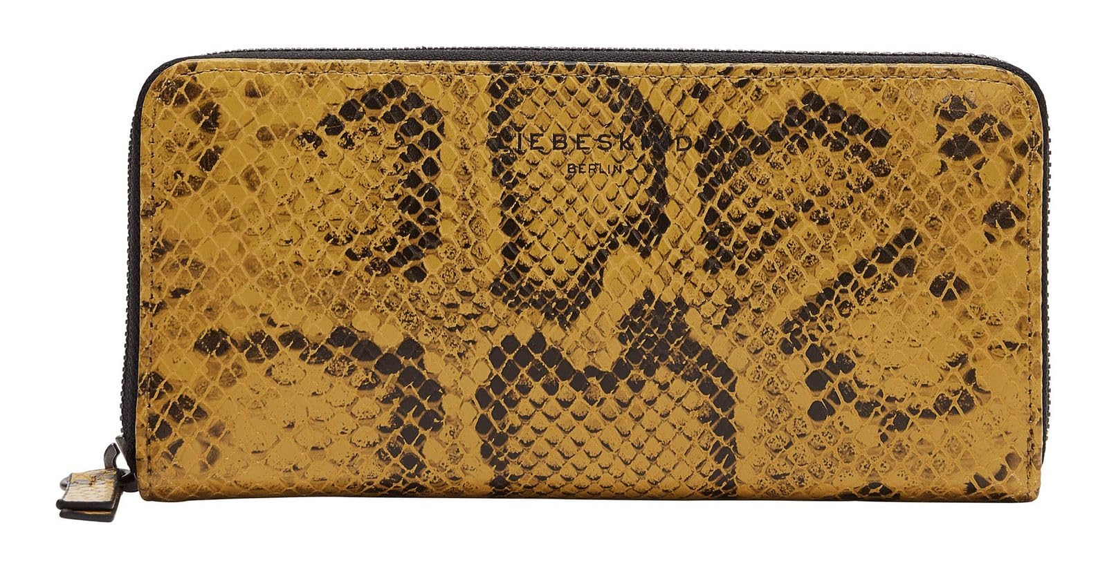 Liebeskind Berlin Snake Sally Dijon 1587 Wallet Large (H x W x D) 9.4 cm x 18.8 cm x 2.0 cm, Dijon - 1587, Large