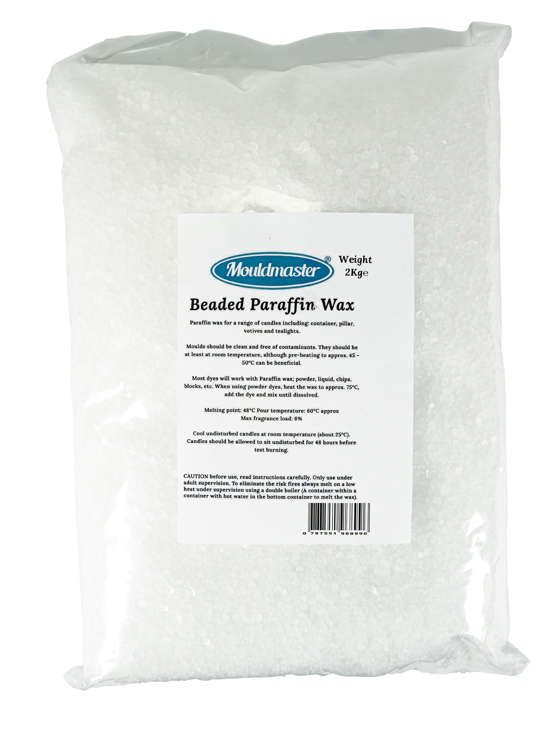 None 10154 Candle Wax 2kg Bag,White