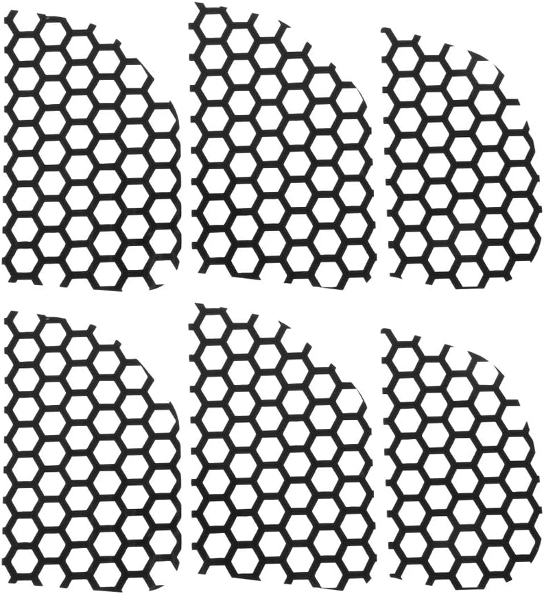 Rear Tail Light Sticker,Auto Decoration Waterproof Rear Tail Light Stickers PVC Car Honeycomb Decal