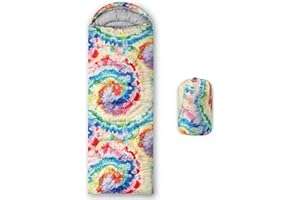 QOOMO Camping Sleeping Bags,3 Season Warm & Cool Weather,Lightweight,Waterproof Sleeping Bags for Adults & Kids,Traveling,and Outdoors,Camping Gear Equipment