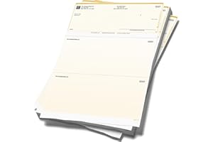 EXPRESSCHECKPRINTING Computer Checks Compatible W/QB Check On Top [500 Sheets]