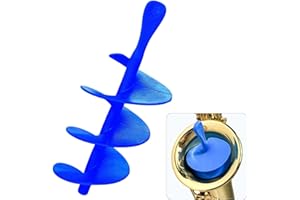 HAUKUIDT Saxophone Mute Silencer Sax Accessory for Tenor Alto Saxophone Mute Sax Dampener Lightweight Saxophone Mute (Blue)