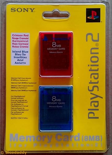 Sony 8 MB Memory Card 2-Pack (PS2)